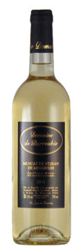 Etiquette Noire - Muscat St Jean de Minervois - Domaine de Barroubio